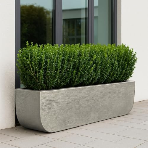 Vaso Decorativo Jardineira Floreira Polietileno Grande 84 Cm (CIN...