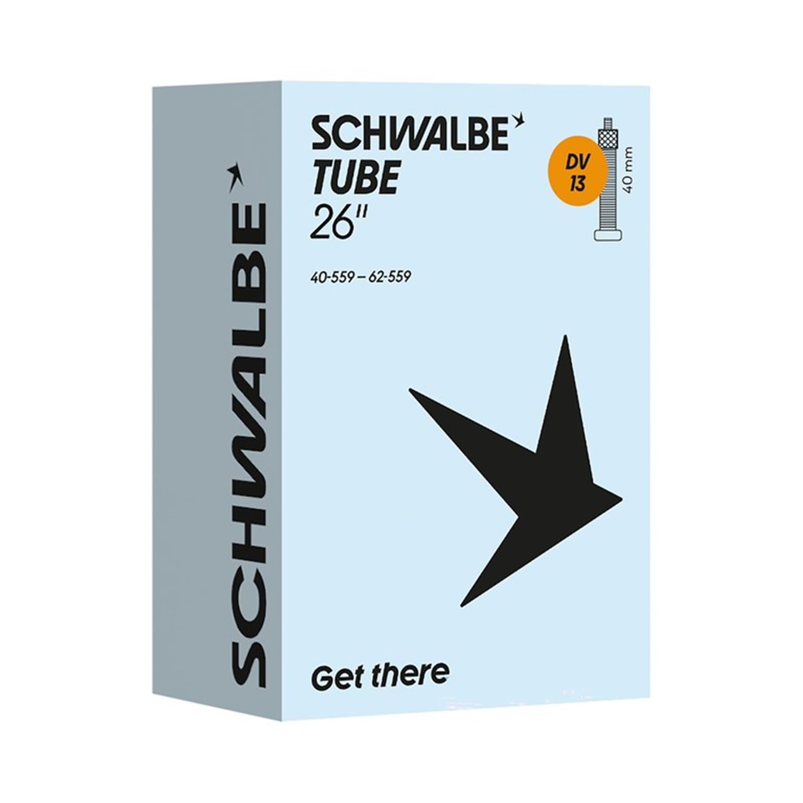 Schwalbe Bicycle Inner Tube DV13 40/62-559 IB 40 mm