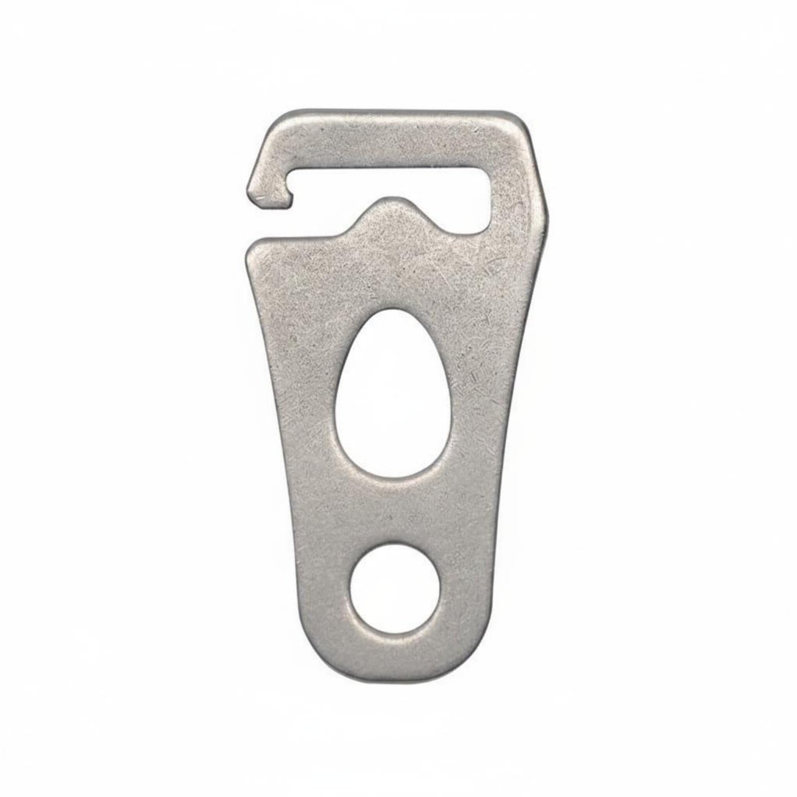 Stainless Steel Tent Guyline Tensioner Long-Lasting Tarp Support Plate Lightweight Tent Pole Plate Compact, Pole Adjuster-picture-28