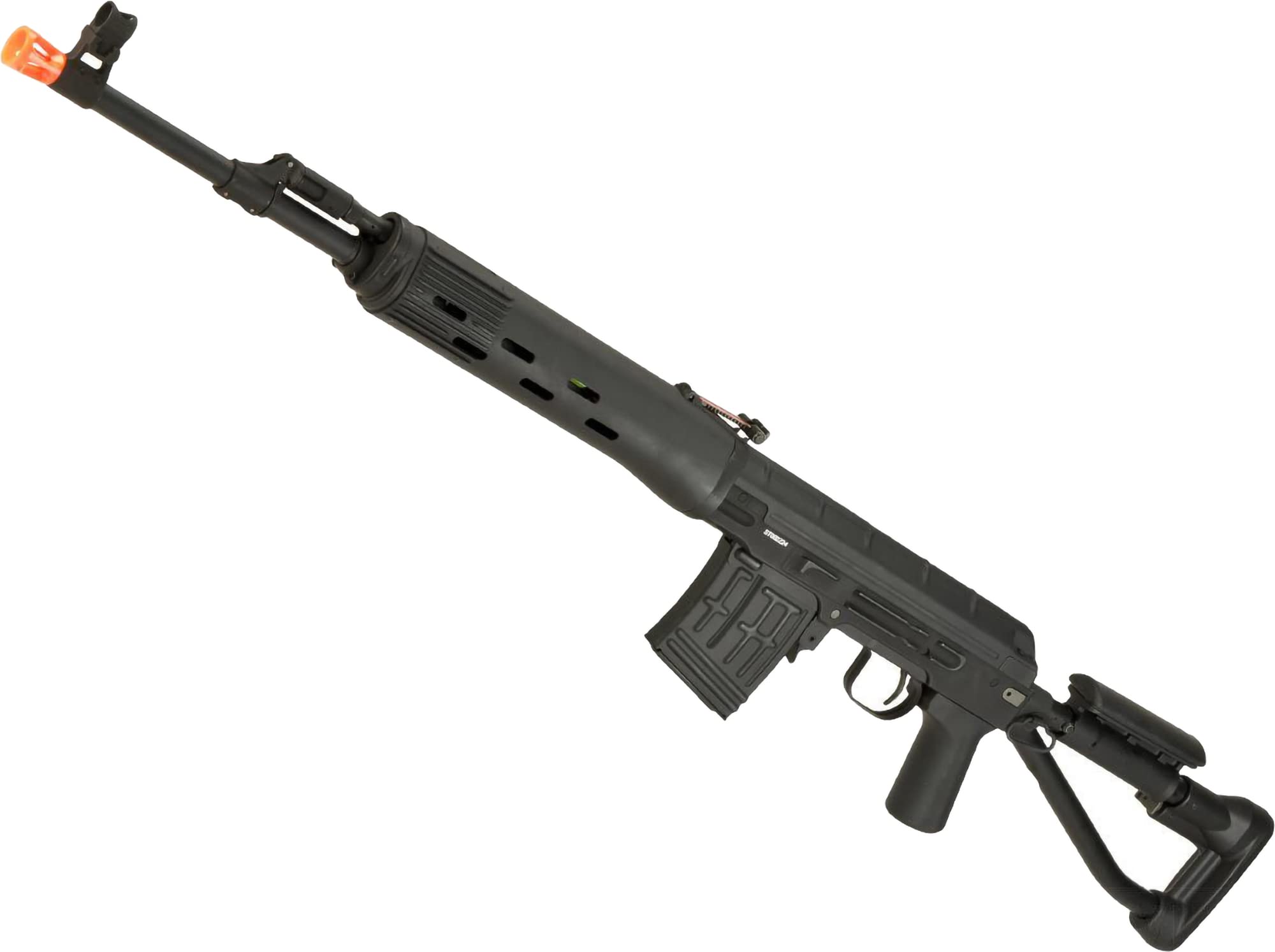 Evike Airsoft - CYMA Standard SVD-S AEG Airsoft Rifle with Folding Stock (Package: Gun Only)