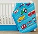 Wildkin 3 Piece Crib Bed-In-A-Bag, 100% Microfiber Crib Bedding Set, Includes Comforter, Fitted Sheet, and Crib Skirt, Coordinates with Other Room Décor, Olive Kids Design – Trains, Planes, & Trucks