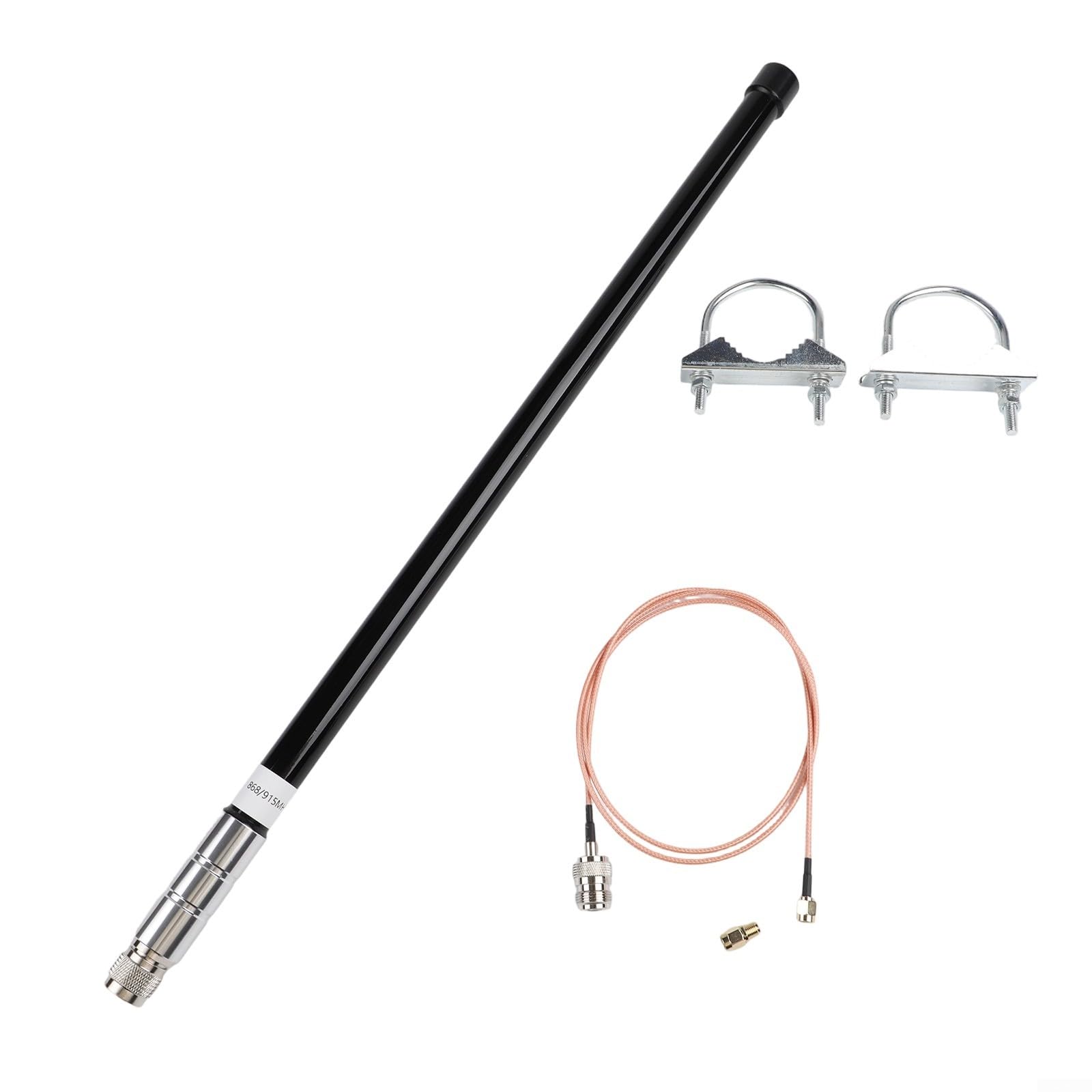 Resistente alle intemperie per lora 55 cm per elio, resistente alle intemperie per lora | Gamma di frequenza 860-930 MHz, polarizzazione verticale, impedenza 50 Ohm, VSWR ≤ 1,5, ideale per lungo raggio