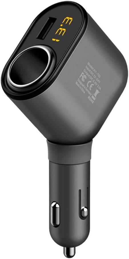 Amazon Co Jp 車 バッテリー スマホ 充電 車のusb変換 1つの充電器は3つの携帯電話を充電するのに適しています Dc12v 24v Black スポーツ アウトドア