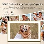 Digital Picture Frame, Frameo 15.6 inch Large Digital Photo Frame Wifi, 32GB Capacity, 1920*1080 IPS FHD Touch Screen, Electronic Frame Slideshow, Tabletop&Wall-Mounted, Gifts for Mom, Women, Golden - Image 4