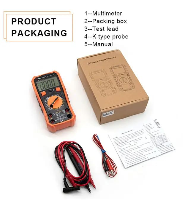 VICTOR VC890C+ Digital Multimeter with shock protection illustration