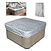 Produktbild HEWYHAT Außen-Whirlpoolabdeckung, quadratische Spa-Abdeckung Hochleistungs-wasserdichte Kappe 100% UV-beständiger Badewannenschutz,Grau,231×231×30CM