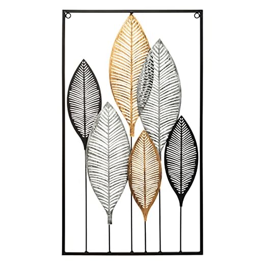 Decoración Hojas Metal