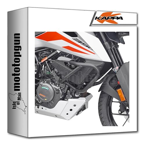 Sabot moteur Kappa KN7711 noir finition haut de gamme KTM 390 Adventure