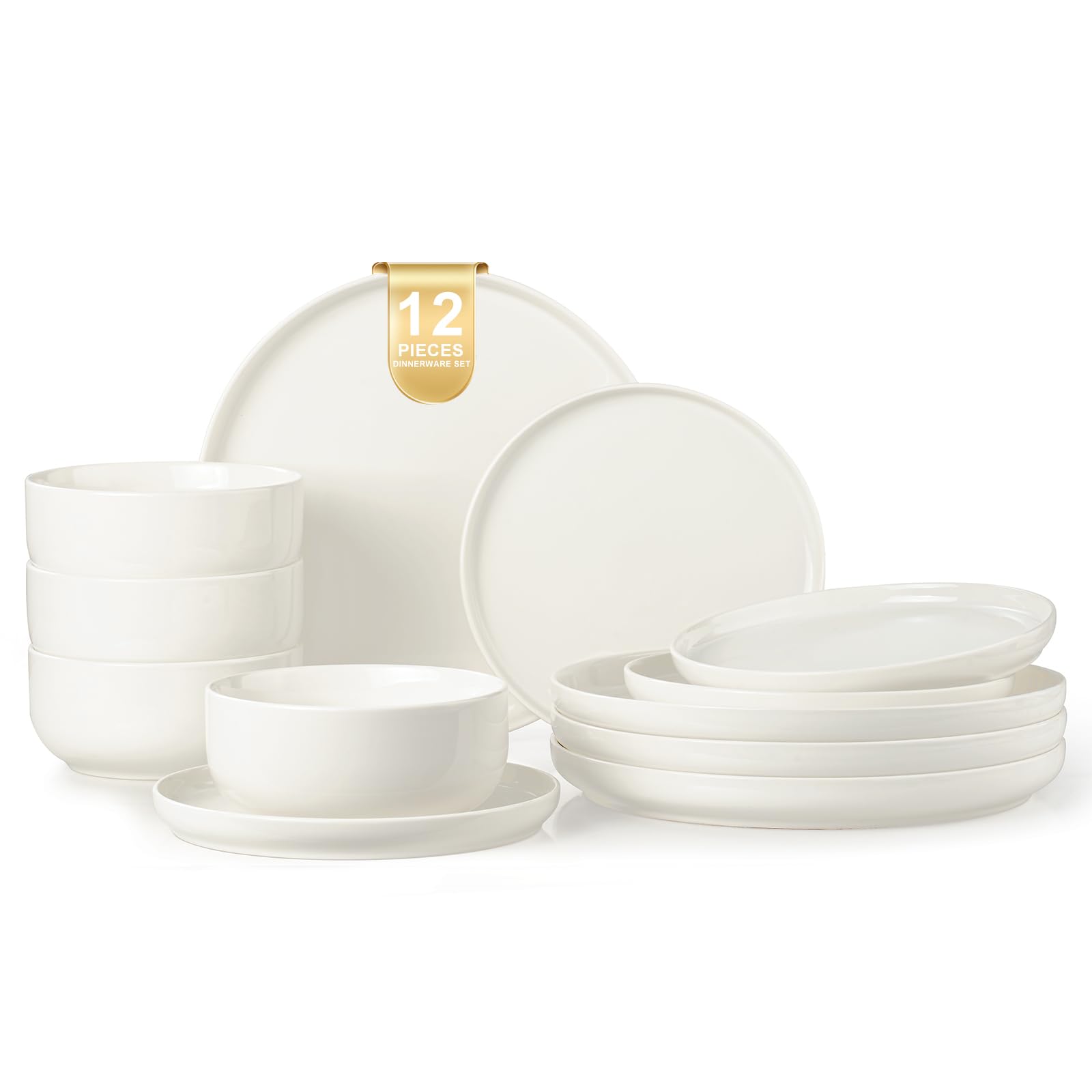 Ceramic Dinnerware Set for Four