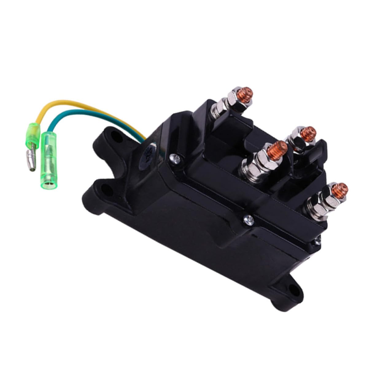 Artibetter Relé Eficiencia de 250a 12v Solenoide para Cabrestante Eléctrico Alta y Fácil Instalación, Contactor Materiales Cobre y Plástico para Atv, Utv y Camiones