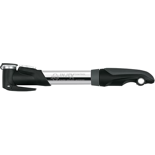 SKS-Germany Injex Control Bicycle Mini Pump with Gauge (144 psi Max) Presta