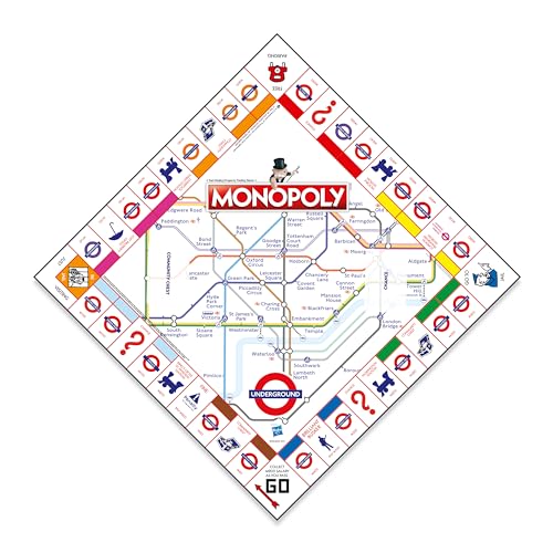 Juego de mesa London Underground Monopoly edición estándar miniatura 5