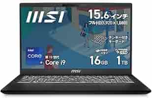 Windowsノート本体 MSI Modern 15H B13M i9 64GB 1TB MSI ビジネスノートPC Modern 15 H B13M - 第13世代 インテル