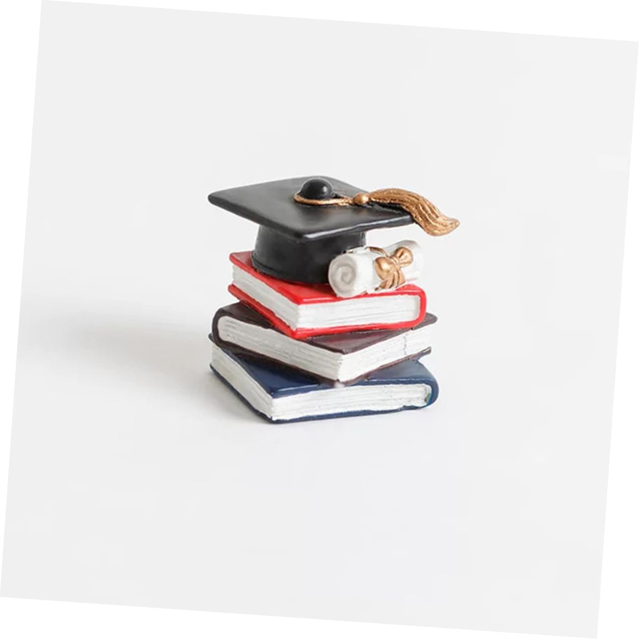 ERINGOGO 9stücke Graduation Cupcake Toppers Doktorhut Und Buch Dekoration Für Abschlussfeiern Tortenaufsätze Für Graduierungspartys Lebensmittelecht Und Sicher Zu Verwenden