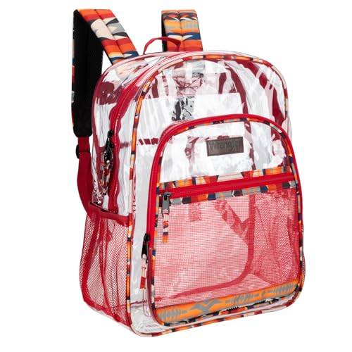 Sac à dos transparent en plastique Wrangler robuste et imperméable pour filles