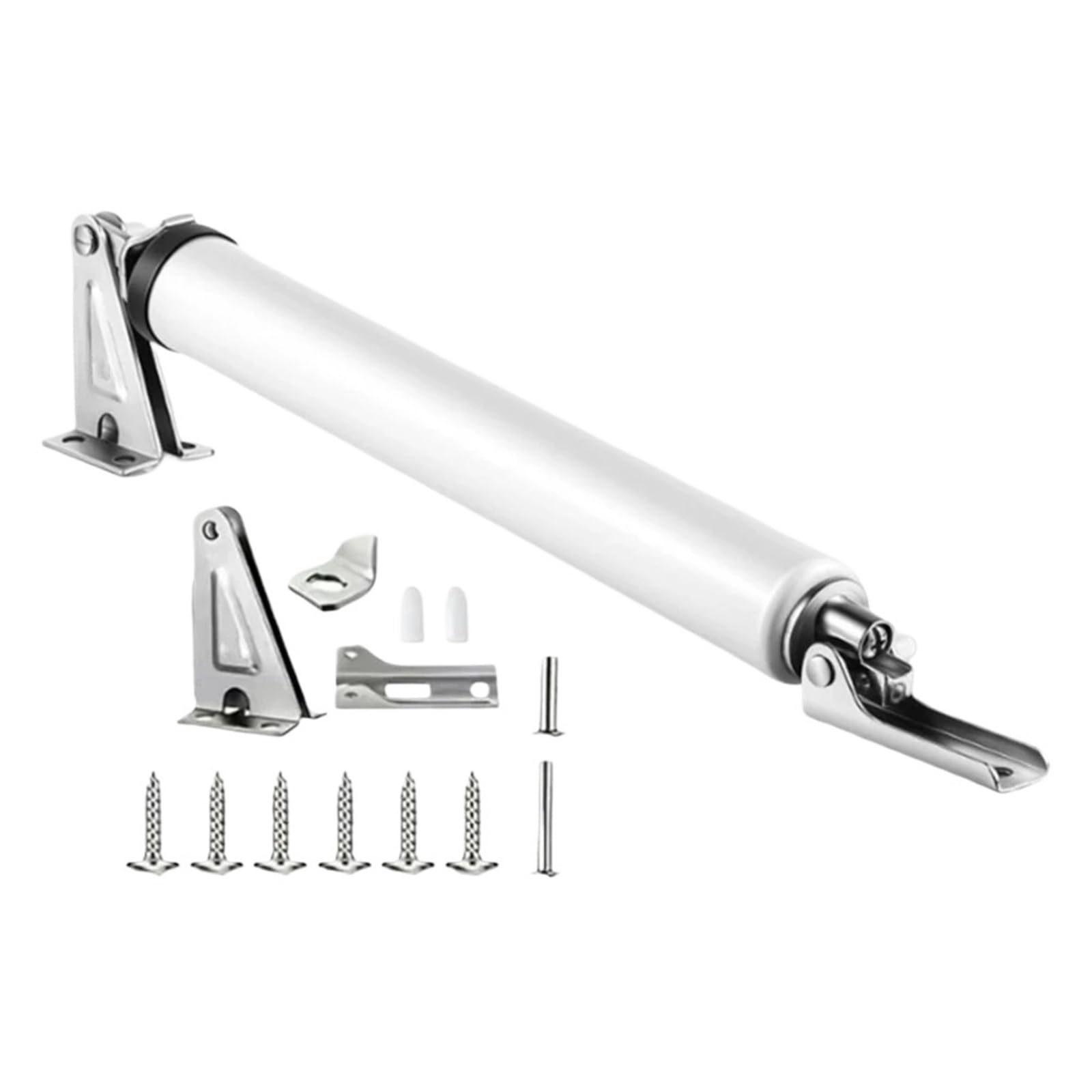 Adjustable Door Closer Robust Load Capacity for Commercial Use(Silver)