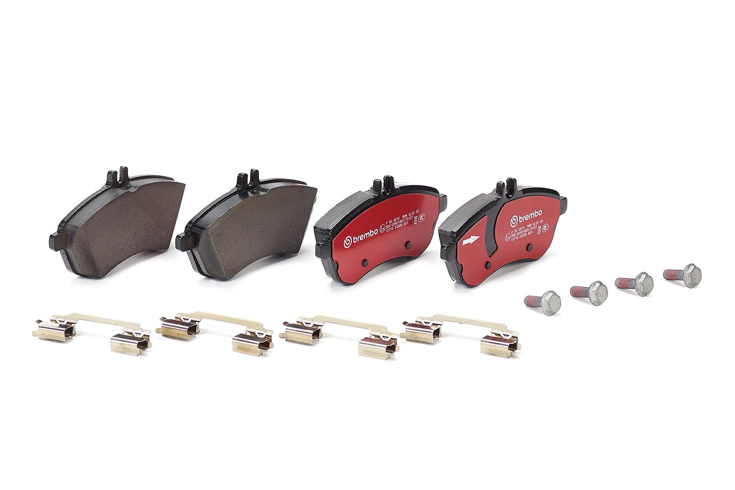 BREMBO Kit pastiglie freno, Freno a disco P50067X Compatibile con: MERCEDES-BENZ C-CLASS, C-CLASS Coupe, C-CLASS T-Model, E-CLASS, E-CLASS Cabriolet, E-CLASS Coupe, E-CLASS T-Model, SLC, SLK | Compatibile con: MERCEDES-BENZ C-CLASS, C-CLASS Coupe, C-CLASS