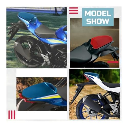 Capot de selle GSX-S 150 pour remplacer la selle passager arrière moto 2017-2023