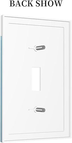 Miniatura 4 de Divertidos cubiertas de interruptor de luz de tiburón azul océano natación mujer de 1 cuadrilla, placa de pared de palanca única, placa decorativa