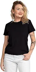 Camiseta Feminina de Algodão Premium Comfort, Universo Básico