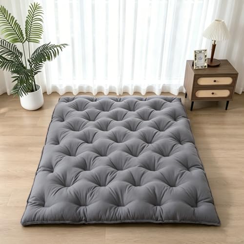 SHOUREN Japanese Futon Mattress Floor Mattress 3' Tatami Mat,Shredded Memory Foam Foldable Roll Up...