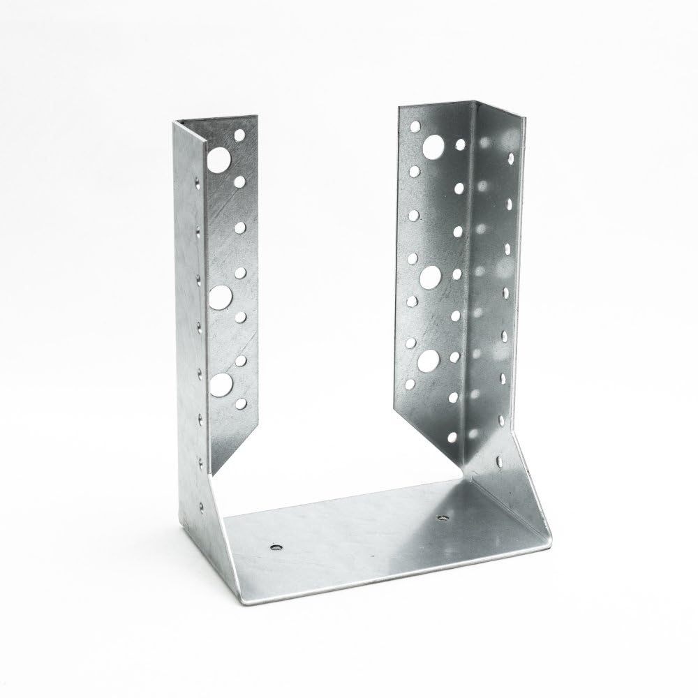 Zapatos de vigas resistentes para vigas de madera, 10 unidades, para vigas de madera, colgador de acero perfecto para proyectos de construcción, fácil montaje, alta resistencia, ideal para el