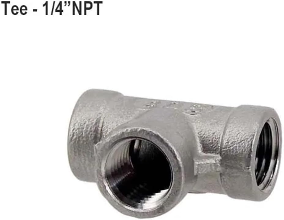 Brewing Equipment Homebrew Beer 1/4" NPT Coupler Nipple 304 Stainless Steel Food Grade Brewer Hardware Pump Fitting Brewing Equipment(Cross)