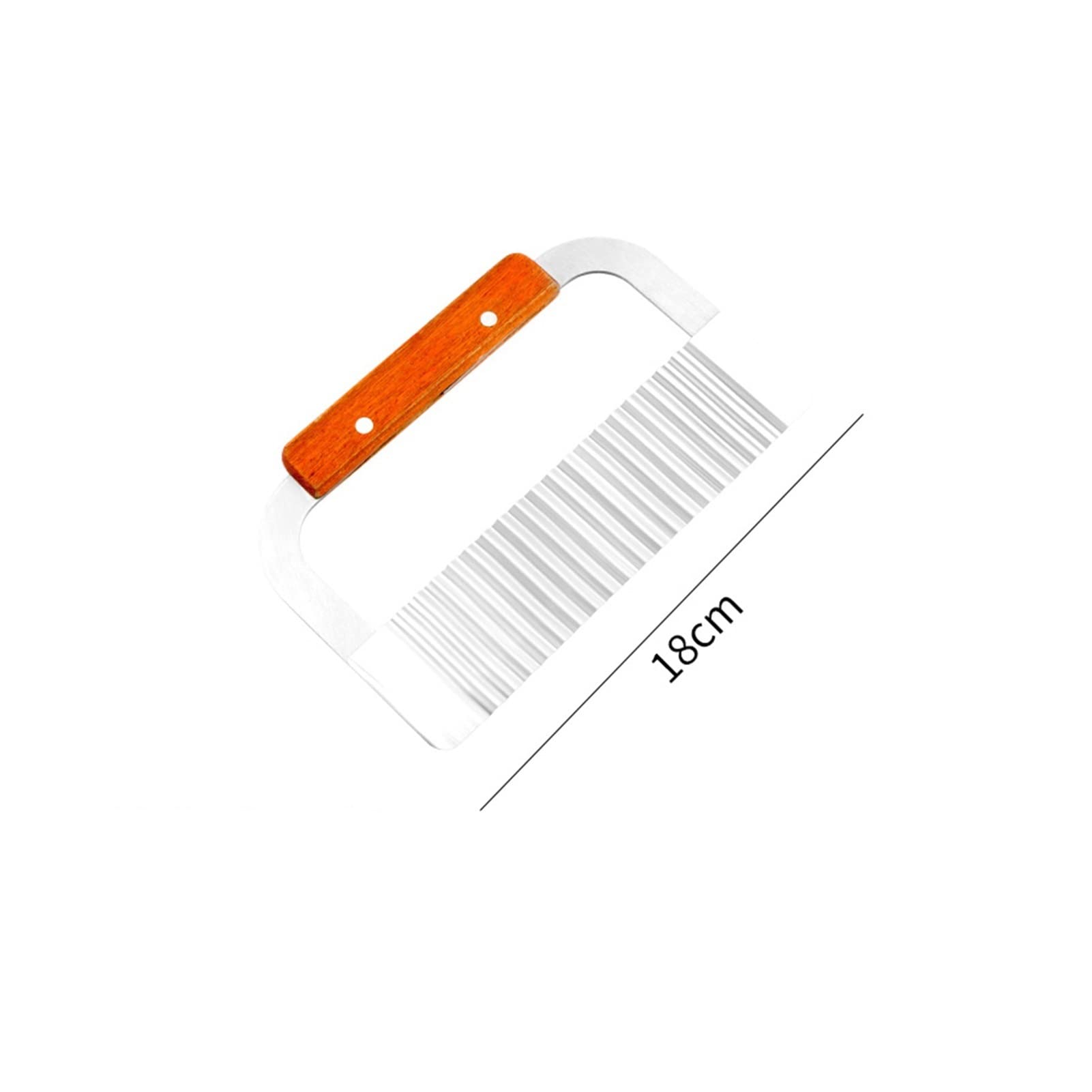TOMYEUS Pommesschneider Edelstahl-Kartoffel-Chip-Slicer-Gemüse-Früchte Crinkle Wavy Slicer-Messer Kartoffelschneider Küche Pommes Frites Maker-Werkzeuge Pommes Frites Schneider (Style : B)