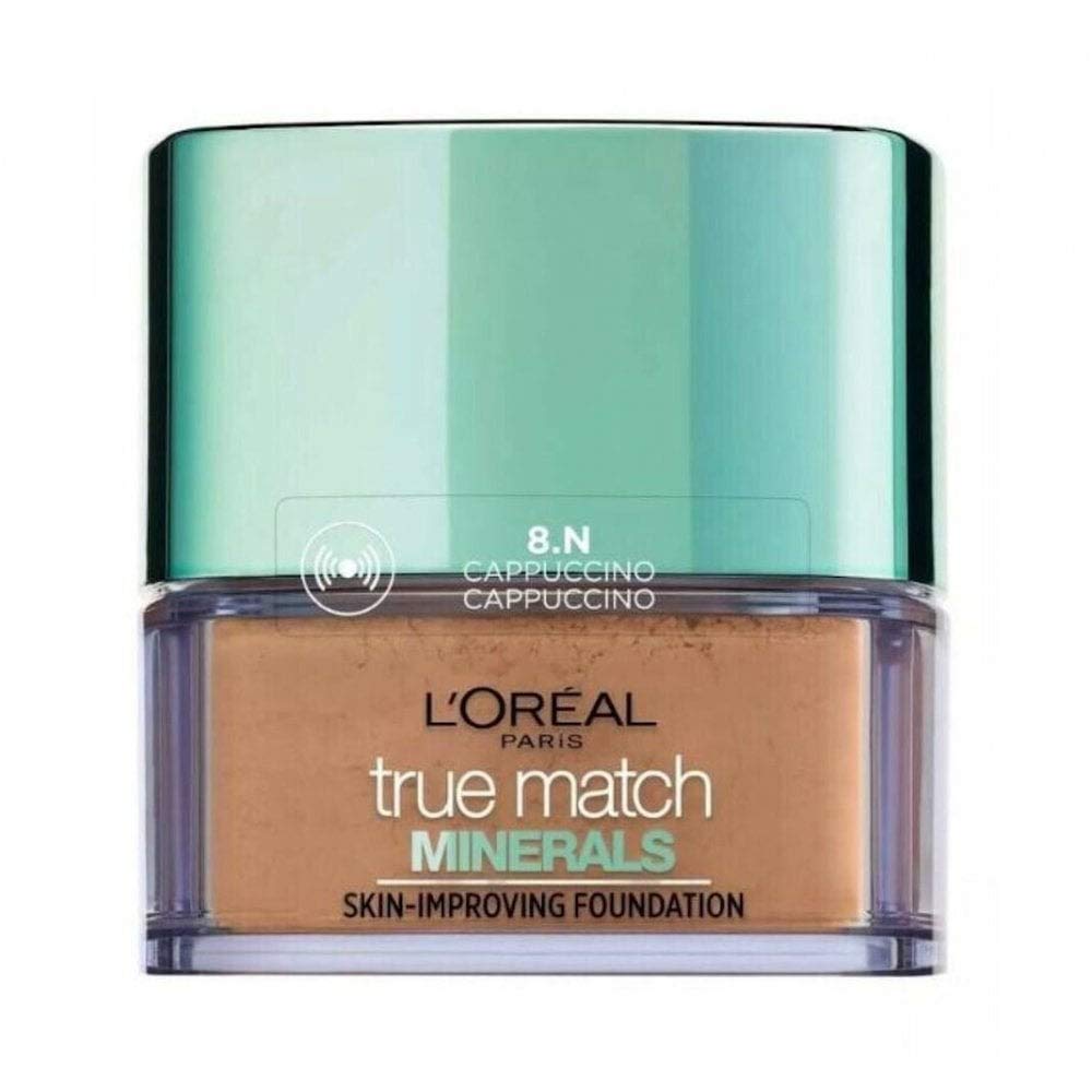 L'Oréal Paris Poudre Accord Parfait Minerals 8.N Cappuccino, Lot de 3