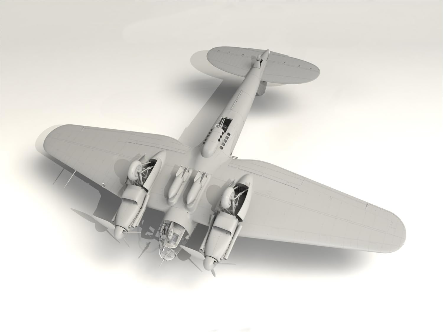ICM ICM48264 1:48-He 111H-20, WWII German Bomber