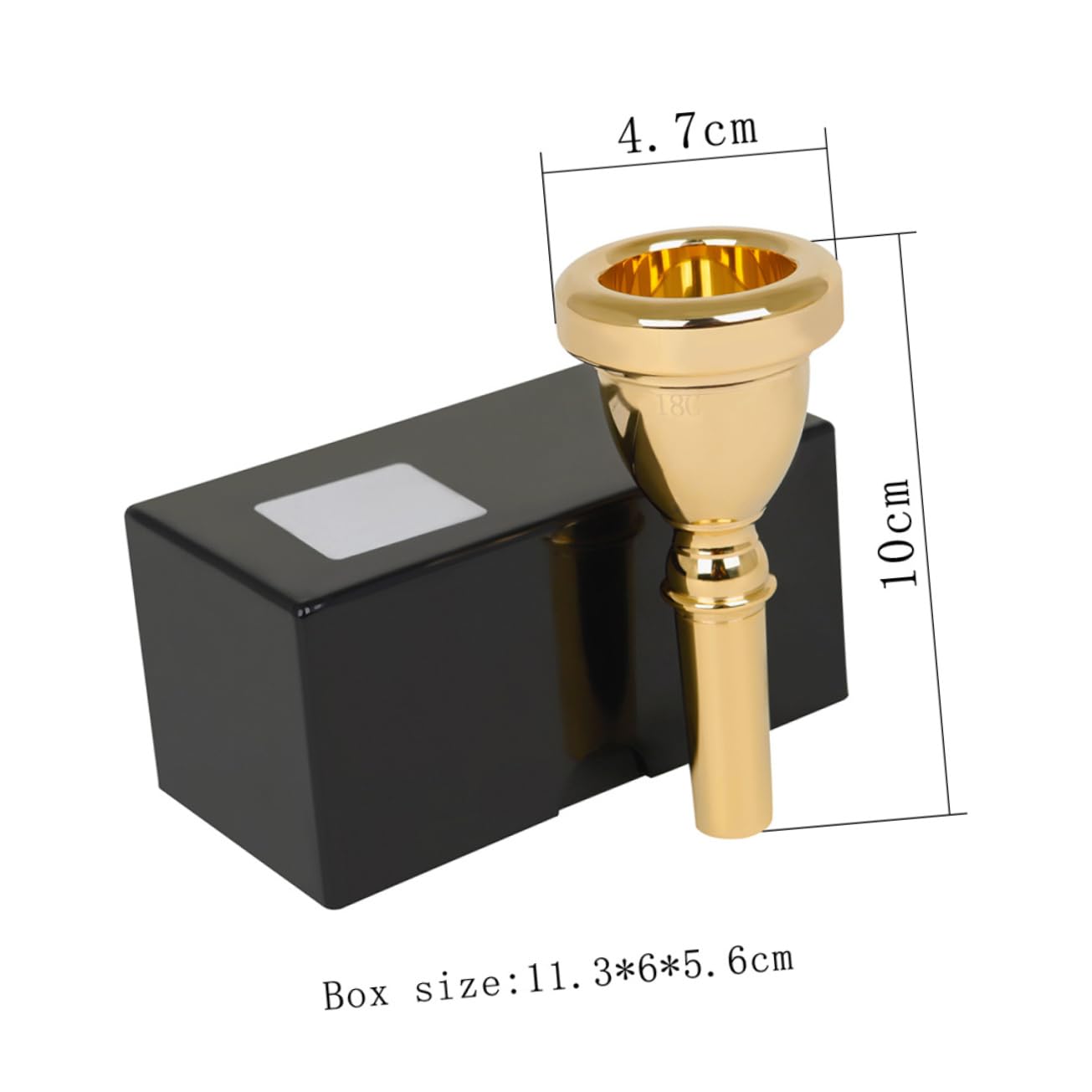 BESPORTBLE Tuba Mouthpiece Replacement for Beginners Easy Install Durable Design Optimal Sound for Student and Musicians Enhanced Playing