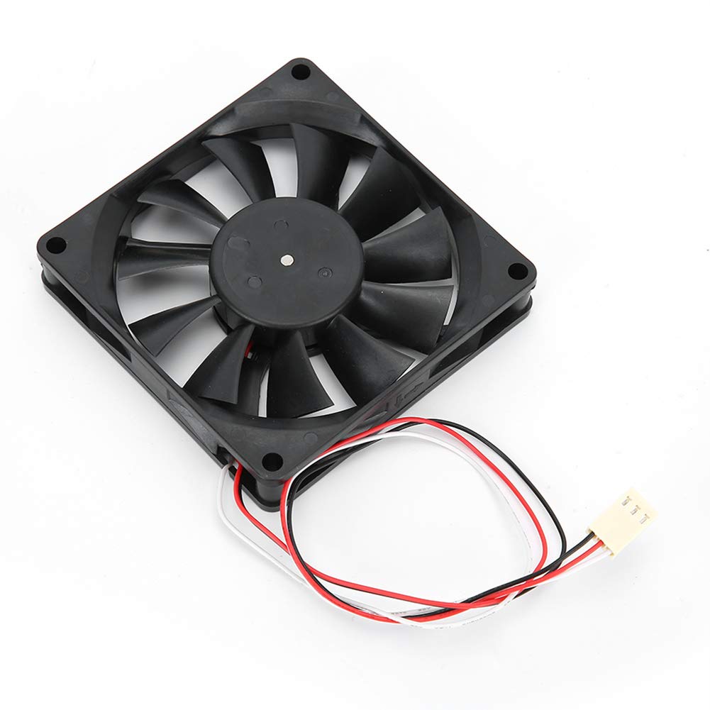 8CM PC Case Heat Sink Fan,Double Balls Bearings,Ultra Low Mute,4200RPM Chassis Cooler Fan Four-Wire Speed Regulation,for PC Case South/North Bridge