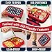 Bentgo Kids Prints Leak-Proof, 5-Compartment Bento-Style Kids Lunch Box - Ideal Portion Sizes for Ages 3-7, Durable, Drop-Proof, Dishwasher Safe, & PFAS & BPA-Free Materials (Rocket)
