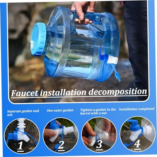 Récipient d'eau avec robinet de 2 gallons pour camping - 6