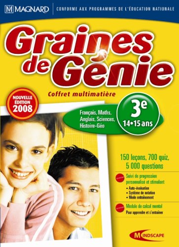 Preisvergleich Produktbild Graines de génie 2008 : tout le programme de troisième