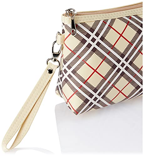 Necessaire, Poliéster, Feminina, Bege