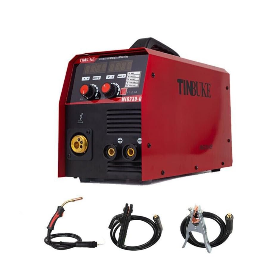 PLASMARGON Poste à souder en aluminium 24AK à double impulsion 220 V MIG/MMA Contrôle numérique DSP