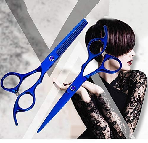 Ciseaux de coiffure professionnels couleur violet en acier pour coupe précise