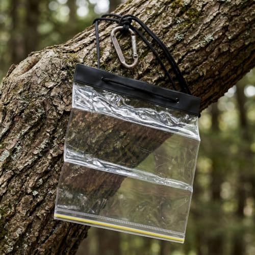 Luxshiny 2pcs Bolsa seca impermeable para mapas - 12x11" para kayak y navegación miniatura 6