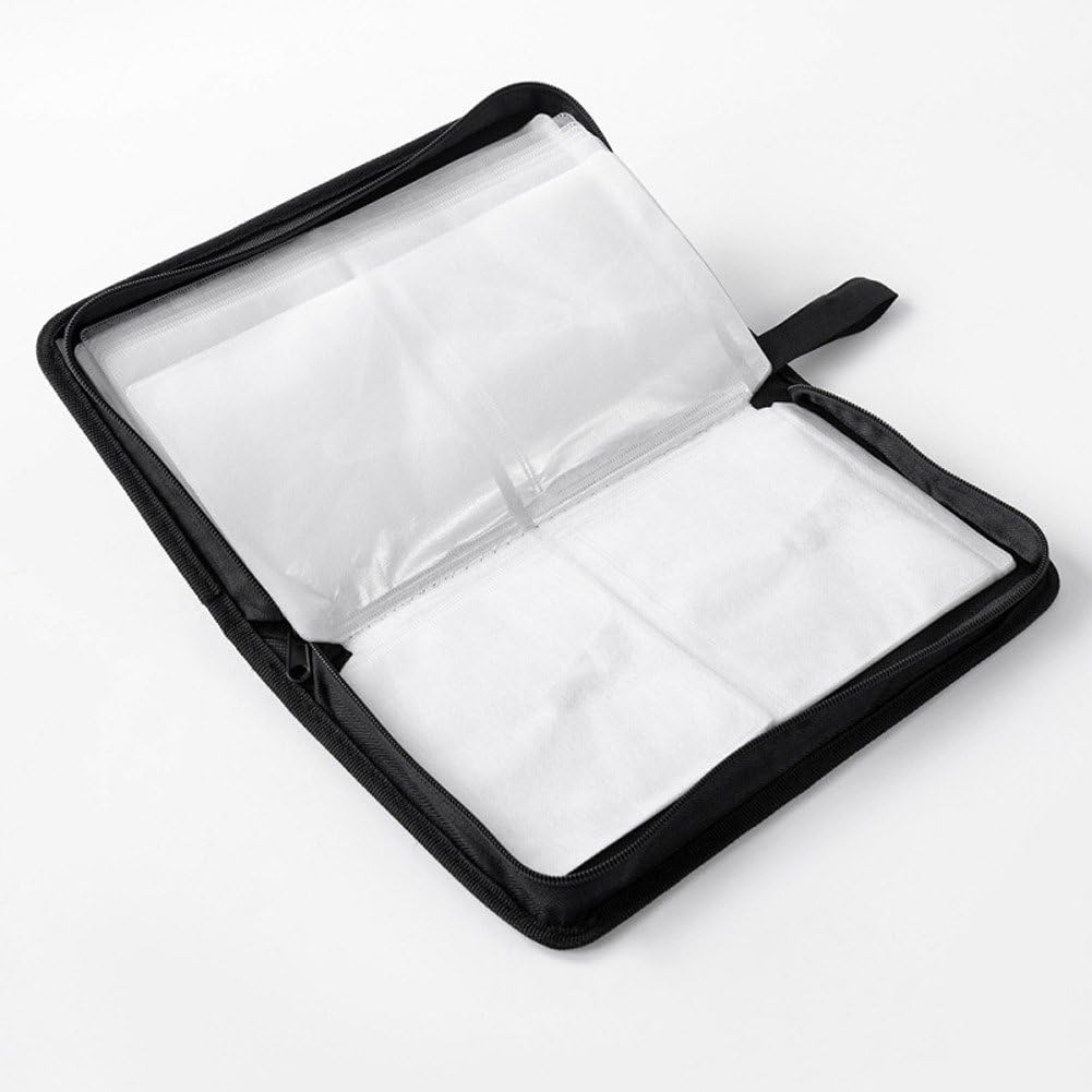 Etui DVD z tkaniny Oxford, etui do przechowywania 80, twarde przenośne etui ochronne na płyty.