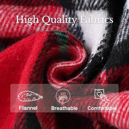 Image of Size 2-6 Years Toddler Boys Clothes Plaid Hooded & Pants 2 Piece Set Kids Boys Fall Outfits Sets