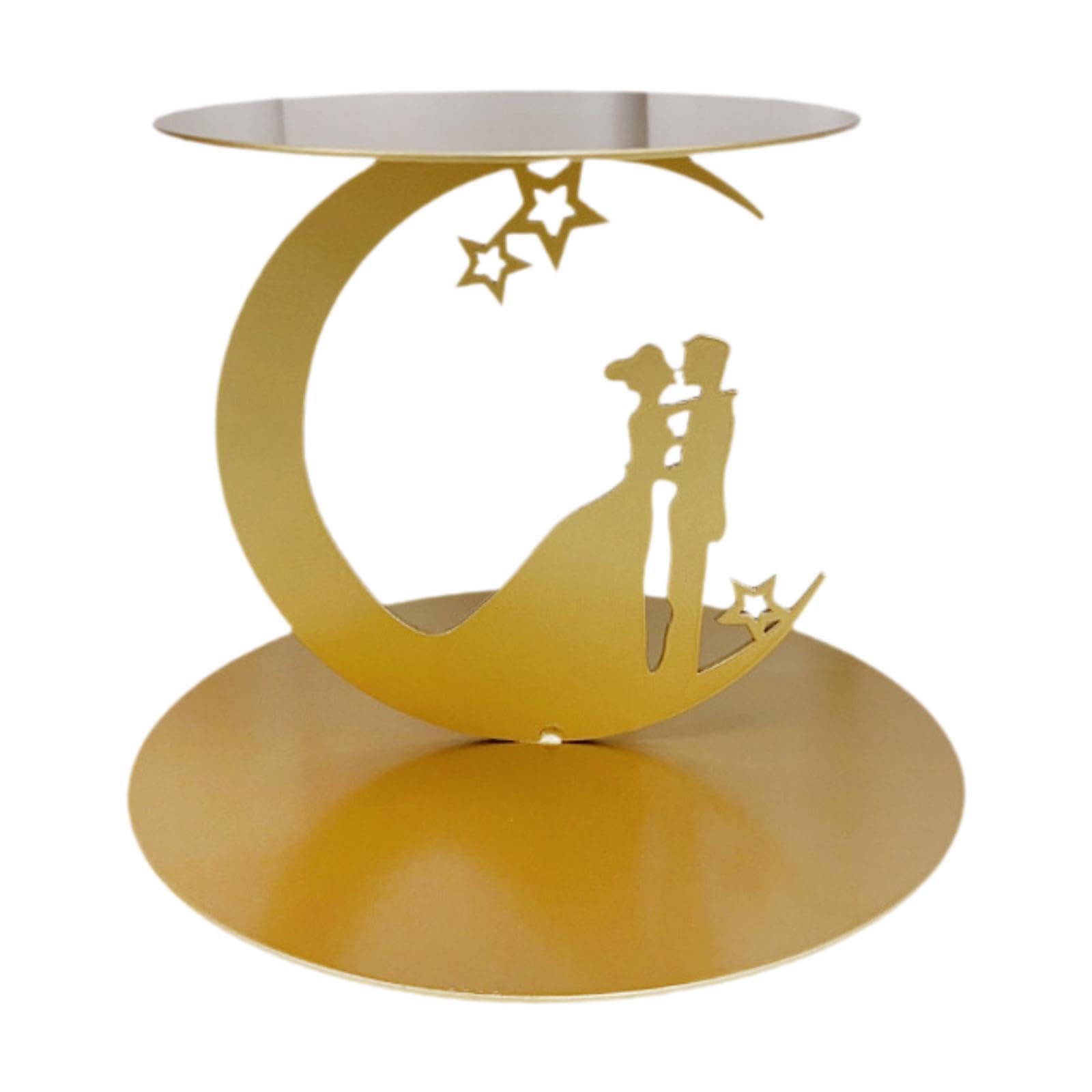 KIXZSAZ Elegant Cake Stand Separator Spacer Rack Sturdy Metal Displaying Layered Cakes At Weddings And Anniversaries Cake Stand Decoration Separator Spacer