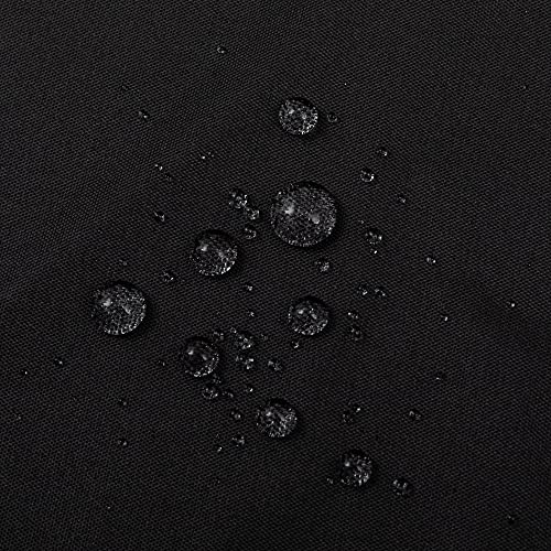 Image of ALYVIA SPRING Extra Long Waterproof Fabric Shower Curtain Liner Black 72x84