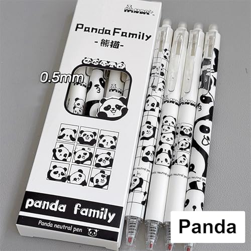 Bolígrafos gel borrables MOZXIRZ 4 piezas azul 0.5 mm miniatura 2