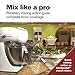 Hamilton Beach Eclectrics All-Metal 12-Speed Electric Stand Mixer, Tilt-Head, 4.5 quart, Pouring Shield, Sugar