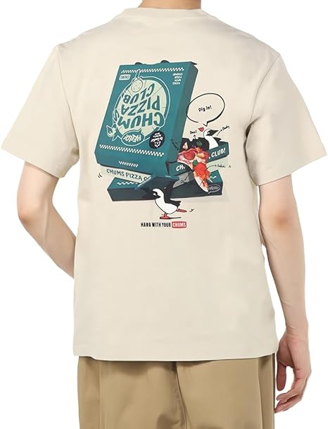 ちゃちゃ Amazon | [チャムス] CHUMS チャムスピザボックスTシャツ T