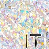 Pickhonk Window Privacy Film Window Coloring Colored Glass Film UV Blocking Glass Stickers Thermal Insulation Home Windows 17.5 x 78.7 Inches(Pack of 1)