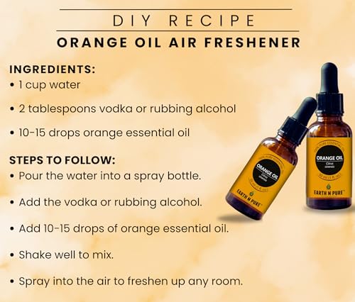 Image of Earth N Pure Orange Essential Oil Natural and Therapeutic Grade 100 ml