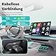 OTTOCAST Mini, Wireless Android Auto und Carplay Wireless Adapter, Easy Plug & Play, WiFi 5.8GHz Convert Wired to Wireless Carplay Dongle, Kompatible Autos mit Kabelgebundenem AA und Carplay