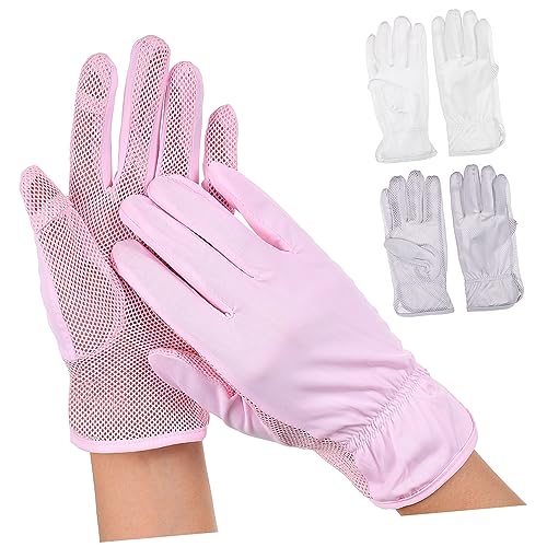VANZACK Women Driving Gloves Female Sun Protection Gloves Soft Fabric Breathable Mesh